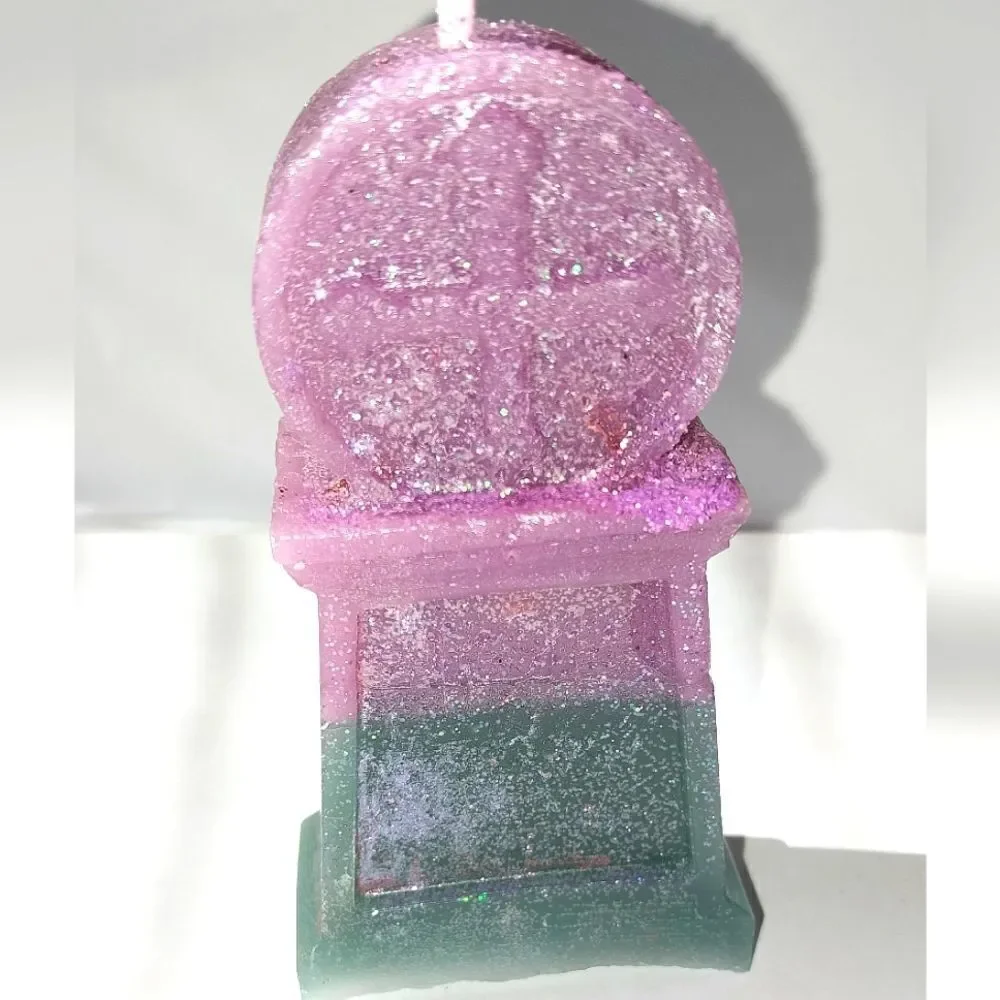 Hand crafted limited edition tombstone candle